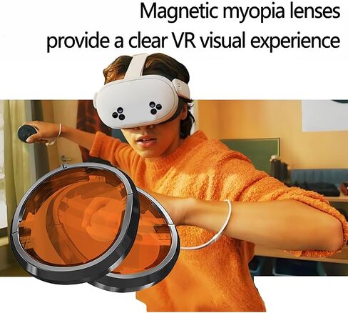 PSI 2 Lens Melanin Anti Blue Light Lens for Oculus Meta Quest3 Glasses, Inserts Compatible for VR Accessories, Eye Protection in Kuwait