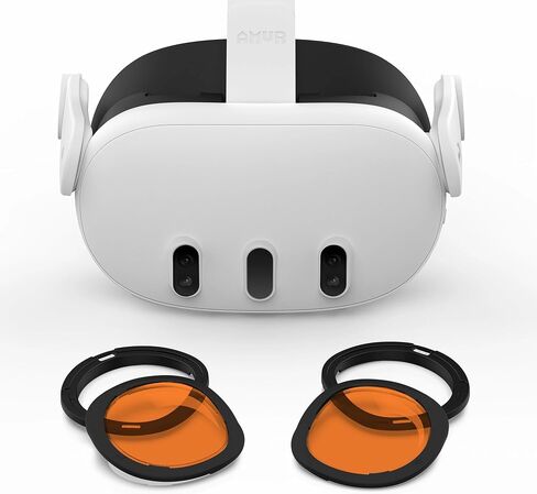 PSI 2 Lens Melanin Anti Blue Light Lens for Oculus Meta Quest3 Glasses, Inserts Compatible for VR Accessories, Eye Protection in Kuwait