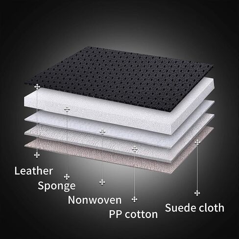 Coverado Car Seat Covers Full Set, 5 Seats Leather Seat Covers for Cars, Waterproof Seat Covers Front and Back, Car Seat Protectors Car Seat Cushions Universal Fit for Most Cars, Gray in Saudi Arabia