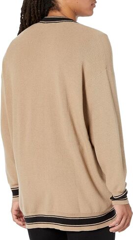 Armani Exchange Women's Collegiate Capsule Oversized Knit Cardigan in Kuwait