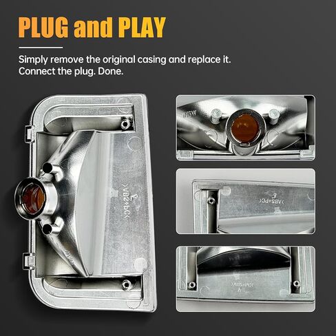 Right Passenger Side Mirror Indicator Turn Signal Light Housing Compatible with Ram ProMaster 1500 2500 3500 2010-2023，without Bulb in Saudi Arabia