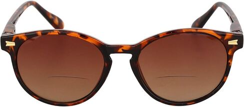 'The Brilliance' Polarized Bifocal Sunglasses - Round, Full Frame Reading Sunglasses for Women and Men in Kuwait