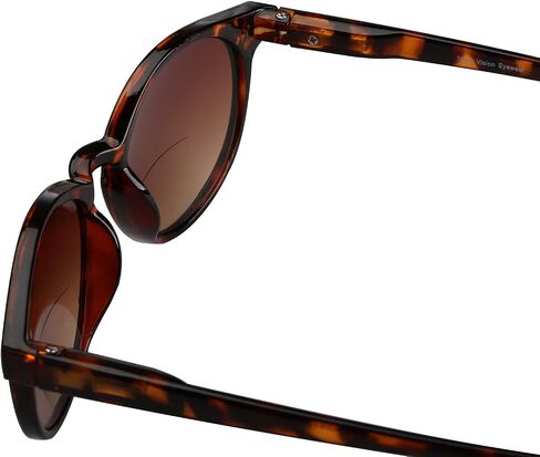 'The Brilliance' Polarized Bifocal Sunglasses - Round, Full Frame Reading Sunglasses for Women and Men in Kuwait
