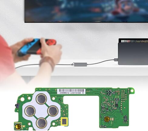 Wokyo Motherboard Right Side for NS Switch, Gamepad Replacement PCB Main board for Nintendo Switch NS Controller Joy-Con (Right) in Kuwait