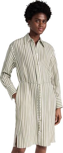 Vince Women's Coast Stripe Short Shirt Dress in Kuwait