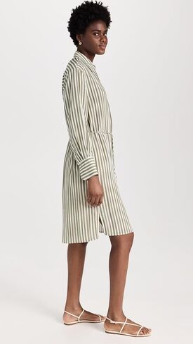 Vince Women's Coast Stripe Short Shirt Dress in Kuwait