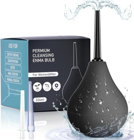 224ML Silicone Douche Kit: All-Inclusive Solution for Personal Hygiene with Easy Detach Nozzles in Saudi Arabia