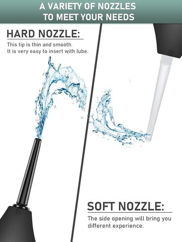 224ML Silicone Douche Kit: All-Inclusive Solution for Personal Hygiene with Easy Detach Nozzles in Saudi Arabia