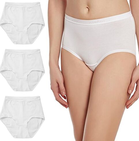 High Waist Cotton Underwear Brief for Women – Tummy Control with Full Coverage – Breathable & Stretchy Ladies Panties in Saudi Arabia