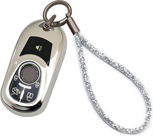 Soft TPU Key Shell Case Full Cover Protector Fits for Buick Encore Enclave Envision 4 5 6 Buttons Car Keychain Bling in Kuwait
