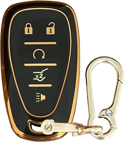 Key Fob Cover Fit for Chevy Key Protective Case Fit for 2016-2020 Chevrolet Malibu Cruze Camaro Volt Blazer Traverse in Kuwait
