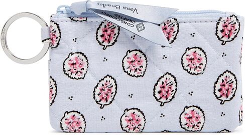 Vera Bradley Women's Cotton Deluxe Zip Id Case Wallet With Rfid Protection in Saudi Arabia