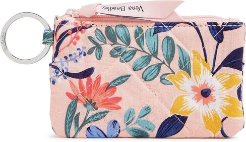 Vera Bradley Women's Cotton Deluxe Zip Id Case Wallet With Rfid Protection in Saudi Arabia