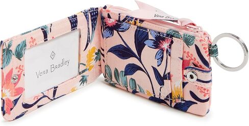 Vera Bradley Women's Cotton Deluxe Zip Id Case Wallet With Rfid Protection in Saudi Arabia