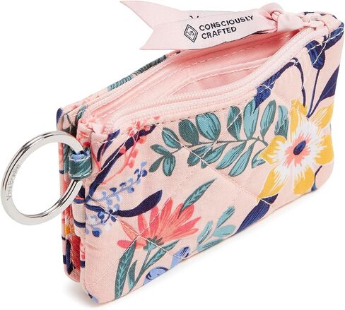 Vera Bradley Women's Cotton Deluxe Zip Id Case Wallet With Rfid Protection in Saudi Arabia