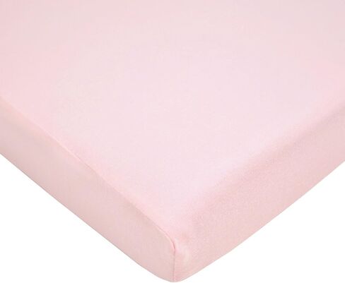 American Baby Company 100% Natural Supreme Cotton Jersey Knit Fitted Portable/Mini-Crib Sheet, Gray, Soft Breathable, for Boys and Girls in Kuwait