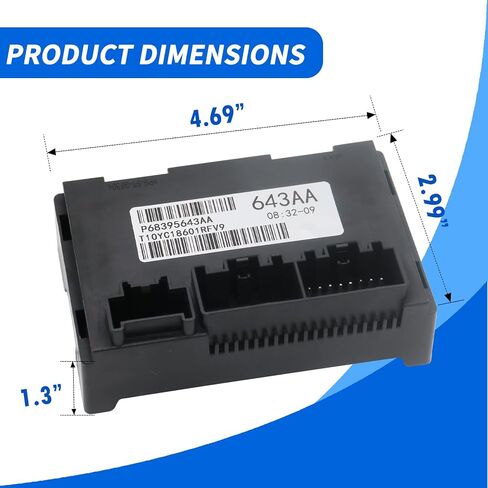 Transfer Case Control Module 68395643AA Compatible with 2011 2012 2013 Dodge Durango Jeep Grand Cherokee 3.6L V6 / 5.7L V8 Replace 56029423AK RL029423 in Saudi Arabia