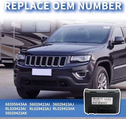Transfer Case Control Module 68395643AA Compatible with 2011 2012 2013 Dodge Durango Jeep Grand Cherokee 3.6L V6 / 5.7L V8 Replace 56029423AK RL029423 in Saudi Arabia
