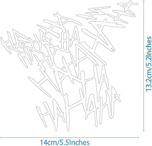 Claw Marks Hahaha Car Stickers Decals Motorcycle Helmet Decal Vinyl and Waterproof (Chrome Green) in Saudi Arabia