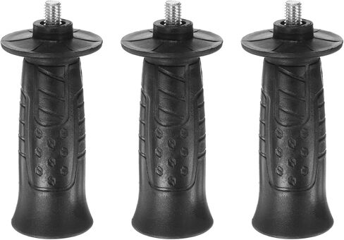 HARFINGTON 3pcs Angle Grinder Side Handle 8mm Thread 135mm Length Plastic Non-Slip Angle Grinder Handle Replacement Auxiliary Sander Handle Tool in Saudi Arabia