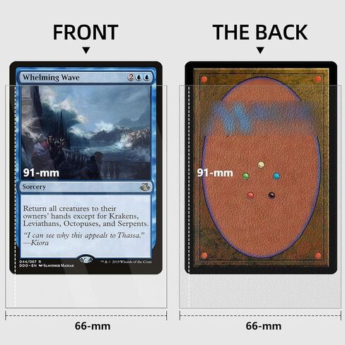 1000 Pack Card Sleeves, 500 Matte Trading Card Sleeve and 500 Inner Sleeves Ideal for Double-Sleeving, Perfect Fit Sleeves Compatible with MTG, TCG, Baseball, Football Cards(5 Colors) in Kuwait