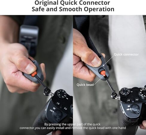 PGYTECH Camera Strap Air Universal Quick Connectors Slim for Peak Design Camera Neck Strap for Slide/Leash/Cuff with Quick Beads in Saudi Arabia