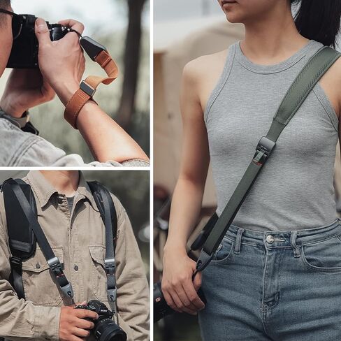 PGYTECH Camera Strap Air Universal Quick Connectors Slim for Peak Design Camera Neck Strap for Slide/Leash/Cuff with Quick Beads in Saudi Arabia