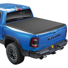 RealTruck TruXedo Pro X15 Soft Roll Up Truck Bed Tonneau Cover | 1485801 | Fits 2019-2024 Dodge Ram 1500 w/Multi-Function (Split) Tailgate 5' 7" Bed (67.4")