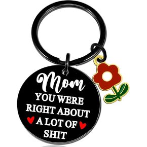 Valentines Day Gifts For Moms Mom Gifts Keychain Gifts For Mom From Daughter Son Birthday Mothers Day Gifts For Mom Christmas Who Have Everything Keyring Necklace