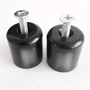 XKMT-Compatible With Suzuki Gsxr 600 750 1000 Katana Sv650S Tl1000S Bandit Black Hand Bar Ends [B015R0ULWO]