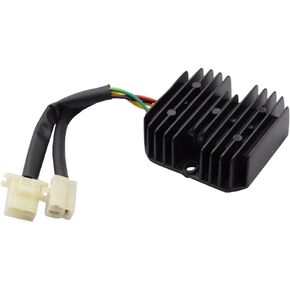 GOOFIT 6 Pin Voltage Regulator Rectifier Replacement for Elite CH150 CH150D Scooter ATV