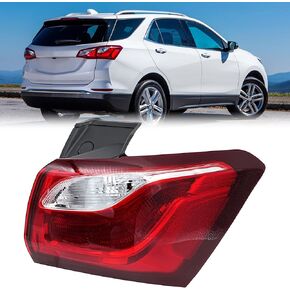 Tail Light Assembly Compatible with Chevy Equinox 2018 2019 2020 Halogen Type Rear Outer Tail Lamp Left Driver Side, Replaces# 84769835, GM2804132
