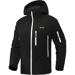 GEMYSE Men's Ski Jacket Warm Winter Snow Coat Waterproof Mountain Windbreaker Jacket for Snowboarding Hiking