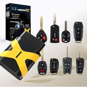 Universal DIY Programming for No Working Remote Replacement for Large Number of car Models/Easy and Safe with No Tool Required/DIY Pairing via Smartphone App (No Remote) (Smart Key)