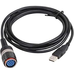PANGOLIN 88890305 Scanner Cable Automotive USB Cable for Volvo VOCOM 88890300 VOCOMII 88894000 Diagnostic Adapter Tool Excavator Spare Parts Black