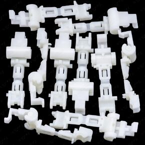 Rexka 10pcs Door Lock Rod End Clips for Ford Taurus Sable,Tempo,Topaz,Aerostar,Bronco,Explorer,Mountaineer,Pick-Up,Ranger,Windstar