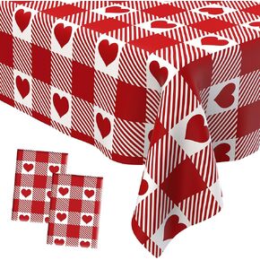 Halloween Tablecloth, 2 Pcs Plastic Tablecloth for Halloween, Rectangle Disposable Table Cover, Waterproof Tablecover for Halloween Party Decoration Outdoor Dinner Kitchen Home Decor 54 x 108 inches