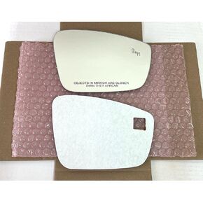 Blind Spot Mirror Glass with Full Size Adhesive for Volkswagen | 2013-2015 Passat | 2011-2018 Jetta | 2012-2019 Beetle | Passenger Side View Right RH