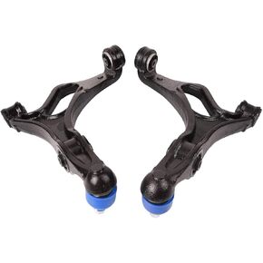 Bapmic Front Left & Right Lower Control Arm Suspension Kit with Ball Joint Compatible with 04-09 Volkswagen Touareg 07-08 Audi Q7 03-08 Porsche Cayenne, Replaces# 7L0407151C + 7L0407152C