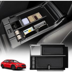 For 2022 2023 Subaru WRX Center Console Organizer,for Subaru WRX 2022 2023 2024 Console Tray Armrest Secondary Storage Box, 2023 Subaru wrx Interior Accessories（Fits Automatic Transmission