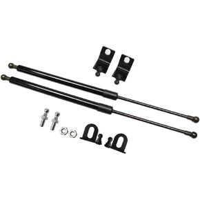 Lift Support Struts for 1999-2004 Nissan Xterra WD22 Nissan Navara D22 Modify Front Hood Bonnet Gas Spring Shocks Damper Carbon Fiber Prop Rod Car Parts (Pure Black)