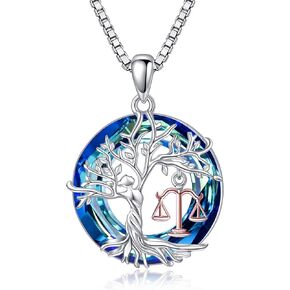 YAFEINI Lady Justice Necklace Sterling Silver Scales of Justice Necklace Lawyer Graduation Jewelry for Lawyer Women