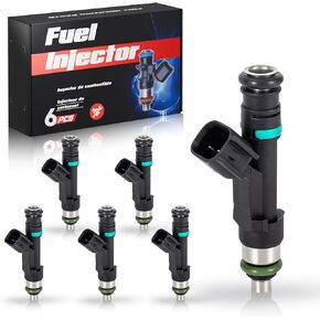 ENA 4 Holes Fuel Injectors Set of 6 Compatible with Dodge Chrysler Jeep Volkswagen Town & Country Voyager Grand Caravan Wrangler Routan V6 2007 2008 2009 2010 2011 3.3L 3.8L 4.0L for FJ1029 812-11131