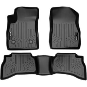 SMARTLINER Floor Mats 2 Row Liner Set Black Compatible with 2020-2025 Buick Encore GX (Only Fits All Wheel Drive Models)