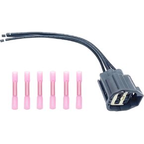 Engine Radiator Cooling Fan Wiring Harness Side Connector Plug Compatible with Ford Mustang 2005-2014,Replace for 4R3Z8C607AA 6R3Z8C607AA 7R3Z8C607A AR3Z8C607A BR3Z8C607A DR3Z8C607B 620-137