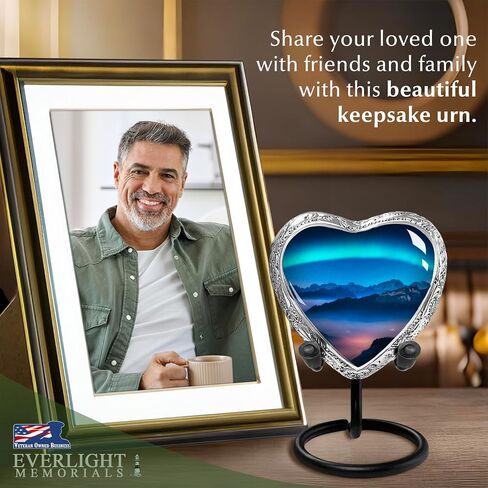 Cremation Urns for Human Ashes - Wooden Legacy Large Decorative Urn for Adult Men & Women - Burial Urns for Adult Human Ashes in Saudi Arabia