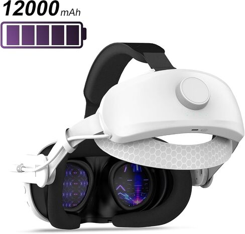 Paminara's Ultimate Lightweight Comfort Head Strap - Crafted for Meta Quest 3/3s, Embracing Effortless Adjustability & Unmatched Lightness, Seamlessly Compatible with Oculus Quest 3/3s in Saudi Arabia