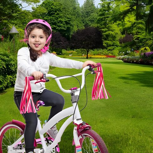 Rainbow Bike Streamers Baby Shower Bike Handlebar Tassels Holiday Bicycle Handlebar Streamer Multi-Colored Bike Handle Ribbon Tassels for Bicycle Ornaments Birthday Wedding Decorations in Kuwait