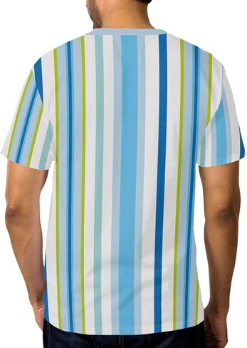 Men's Short Sleeve T-Shirt Crew Neck Casual Tops in Kuwait