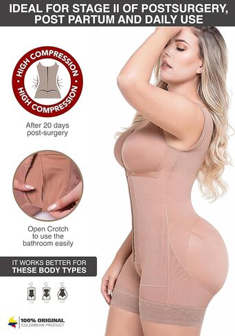 Sonryse Faja Colombianas Post Surgery Compression Garment Stage 2 Fajas Reductoras y Moldeadoras in Kuwait